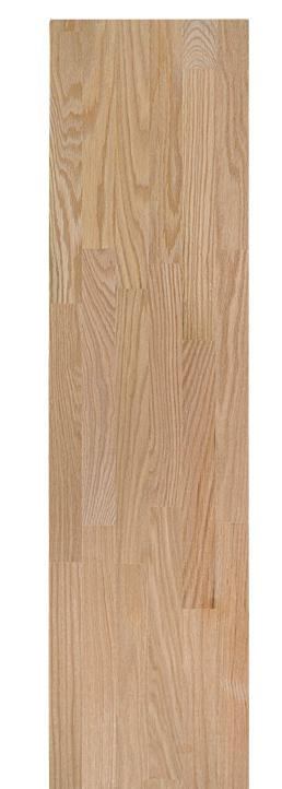 Stacked wood components for door and interior products